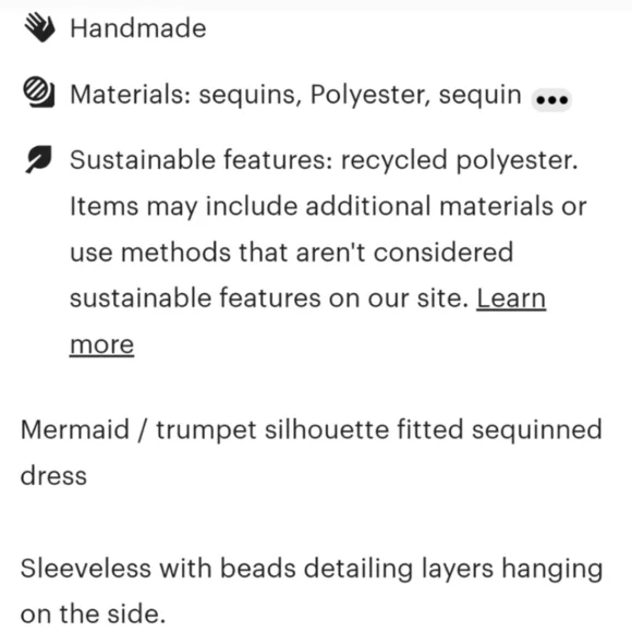 Pink, Cami, Backless, Fringe Sleeves, Contrast Sequined Mermaid Gown - Picture 11 of 13